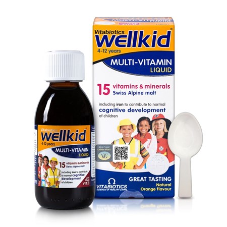 Thuốc WellKid lọ 150ml – Giúp bổ sung vitamin, khoáng chất cho trẻ em