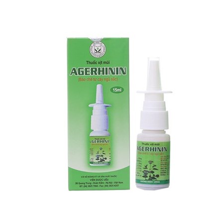 Thuốc Agerhinin Spr.15ml – Thuốc điều trị viêm mũi, viêm xoang
