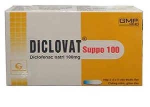 Thuốc Diclovat Suppo 100 - Viêm Đốt Sống Viêm Xương Khớp