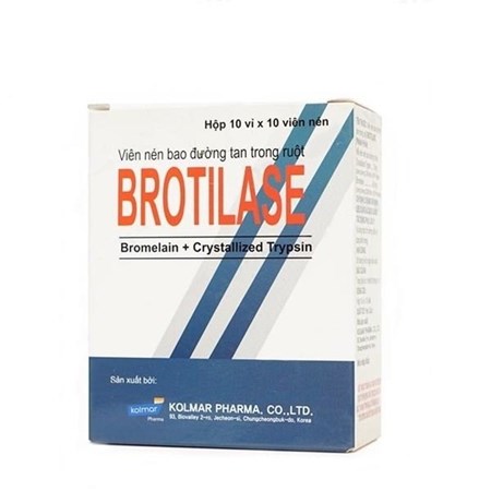 Thuốc Brotilase - Chống viêm, phù nề