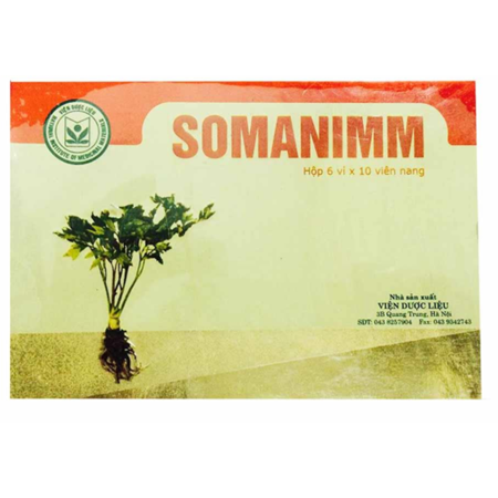 Thuốc Somanimm 500mg - Tăng cường miễn dịch 