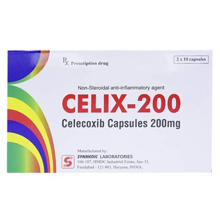 Thuốc Celix 200mg - Viêm Khớp Và Viêm Khớp Dạng Thấp, Thoái Hóa Khớp