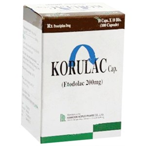 Thuốc Korulac Cap. 200mg - Điều trị viêm xương khớp