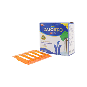 Thuốc Calci Pro hộp 20 ống – Thức uống bổ sung canxi nano, vitamin D3, MK7, Inulin