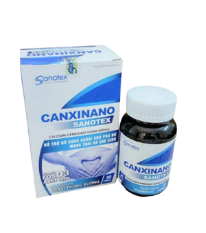 Thuốc Canxinano Sanotex – Bổ Sung Canxi Cho Phụ Nữ