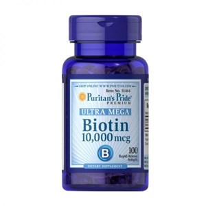 Thuốc Biotin 10000mcg Lọ 100 Viên – Hỗ Trợ Kích Thích Mọc Tóc