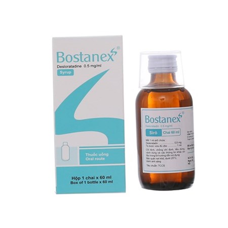 Thuốc Bostanex siro 30ml - Viêm mũi dị ứng 