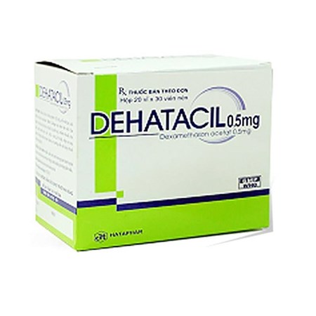 Thuốc Dehatacil 0,5mg - Thuốc kháng viêm