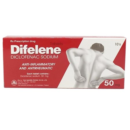 Thuốc Difelene - Điều trị đau xương khớp