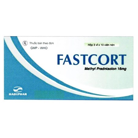 Thuốc Fastcort 16mg - Điều trị rối loạn vỏ thượng thận