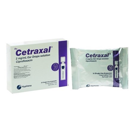 Thuốc Cetraxal Hộp 15 Ống – Điều Trị Viêm Tai Ngoài