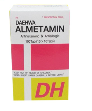 Thuốc Almetamin - Điều trị dị ứng 