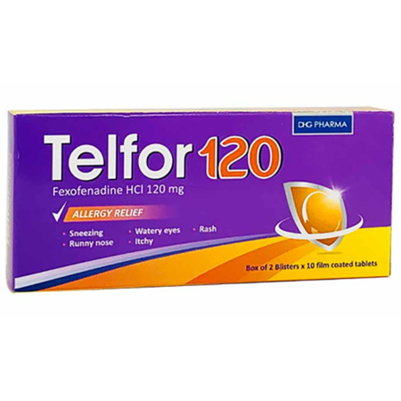 Thuốc Telfor 120 - Chống dị ứng 