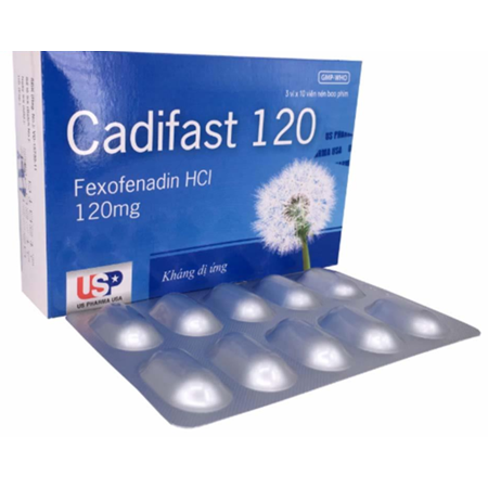 Thuốc Cadifast 120mg  - Chống dị ứng 
