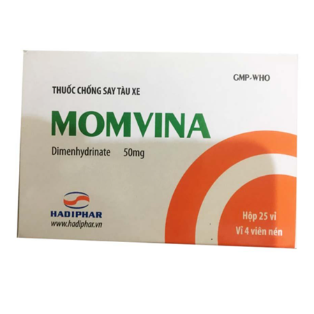 Thuốc Momvina - Tác dụng chống say tàu xe