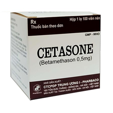 Thuốc Cetasone - Điều trị viêm khớp