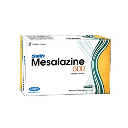 Thuốc SaVi Mesalazine 500 - Điều trị viêm loét đại tràng