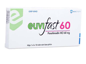 Thuốc Euvifast 60 - Điều trị dị ứng 