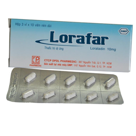 Thuốc Lorafar - Chống dị ứng 