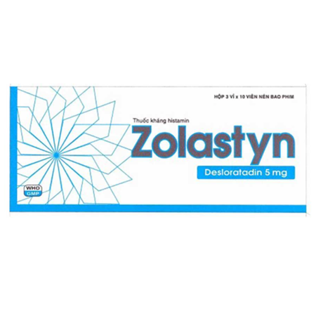 Thuốc Zolastyn 5mg - Điều Trị Viêm Mũi Dị Ứng, Mày Đay