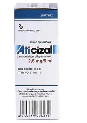 Thuốc Aticizal 2.5mg/5ml - Chống dị ứng 