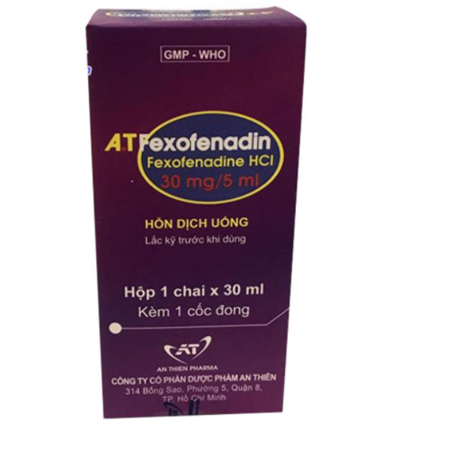 Thuốc A.T Fexofenadin - Chống dị ứng 