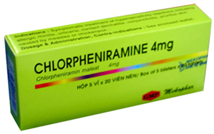 Thuốc Chlorpheniramine 4mg Mekophar - Chống dị ứng 