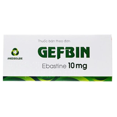 Thuốc Gefbin 10mg - Điều trị dị ứng 