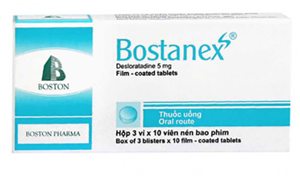 Thuốc Bostanex - Điều trị viêm mũi dị ứng
