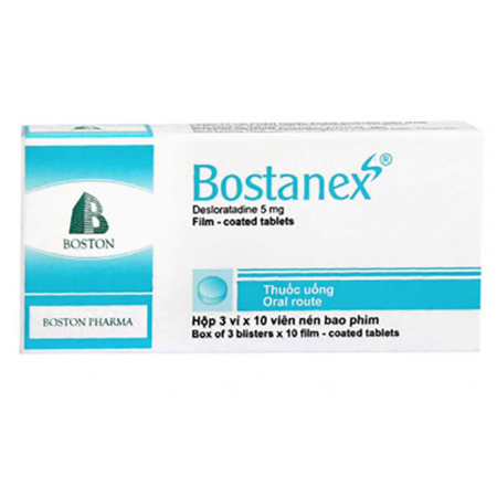 Thuốc Bostanex - Điều trị viêm mũi dị ứng