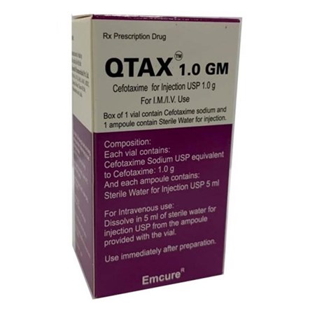 Thuốc QTAX 1.0 GM - Thuốc điều trị các bệnh nhiễm khuẩn nặng của Ấn Độ