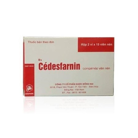 Thuốc Cedesfarnin - Điều trị dị ứng và chống viêm