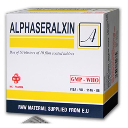 Thuốc Alphaseralxin 5mg - Thuốc kháng viêm