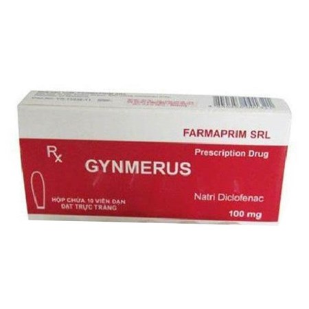 Thuốc Gynmerus 100mg - Điều trị đau do viêm xương khớp