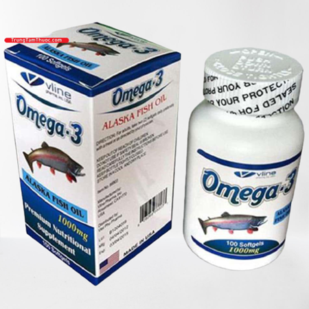 Dầu Cá Omega 3 Vline Pharma - Giúp tăng cường sức khỏe hệ tim mạch hiệu quả