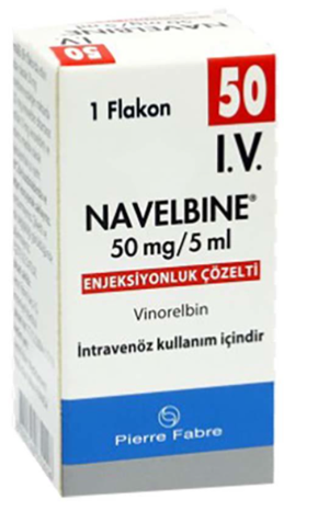Thuốc Navelbin Boite 50mg/50ml - Điều trị ung thư 