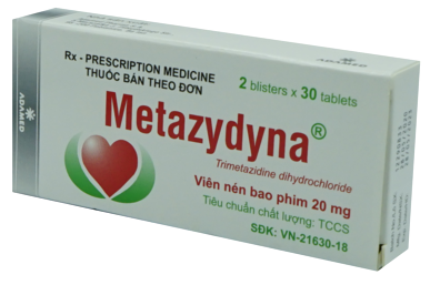 Thuốc Metazydyna - Thuốc điều trị đau thắt ngực hiệu quả