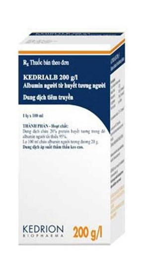 Thuốc Kedrialb 200G/L Lọ 100ml - Thuốc Tiêm Truyền Tĩnh Mạch