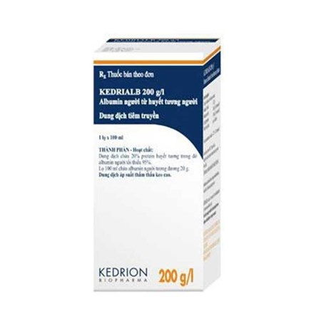 Thuốc Kedrialb 200G/L Lọ 100ml - Thuốc Tiêm Truyền Tĩnh Mạch