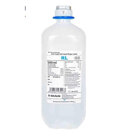 Thuốc Ringer Lactat Inf.500ml BD (RL BD) - Bổ sung nước và điệngiải