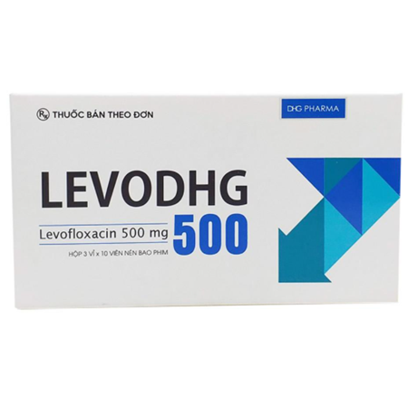 Thuốc LEVODHG 500 - Điều trị viêm phổi 