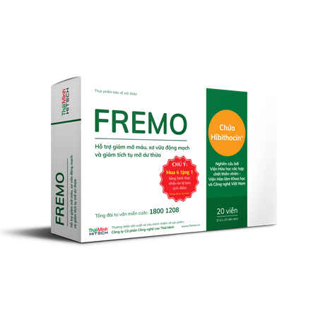 Thuốc FREMO 20 viên - Hỗ trợ sơ vữa động mạch