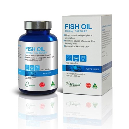 Thuốc Fish Oil Careline Hộp 100 Viên – Thực Phẩm Bảo Vệ Sức Khỏe