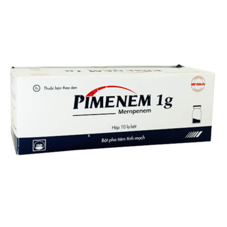 Thuốc Pimenem 1g - Điều trị các bệnh nhiễm khuẩn