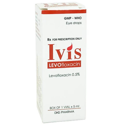Thuốc Ivis Levofloxacin - Điều trị nhiễm khuẩn mắt