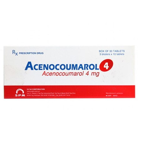Thuốc Acenocoumarol -VNP 4 - Thuốc Ngừa Biến Chứng Huyết Khối