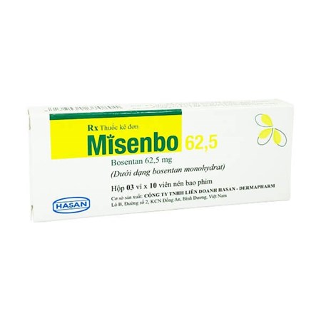 Thuốc Misenbo 62,5 - Điều trị tăng áp động mạch phổi