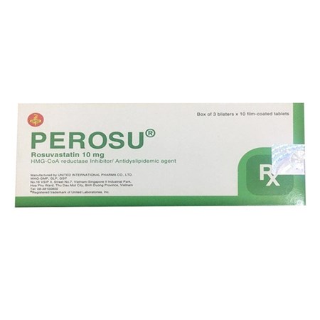 Thuốc Perosu – 10 Mg - Hạ cholesterol máu