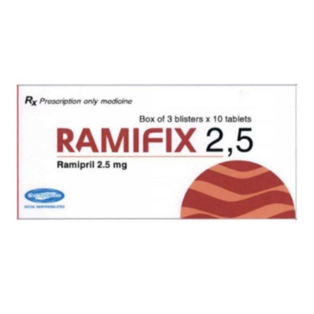 Thuốc Ramifix 2,5 - Điều trị tăng huyết áp