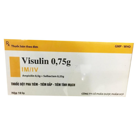 Thuốc Visulin 0.75g - Điều trị bệnh nhiễm khuẩn